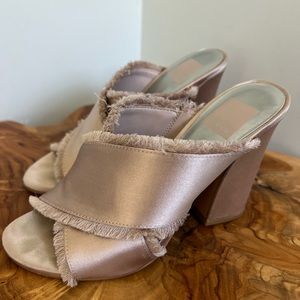 Dolce Vita Henry Rose Satin Block Heel